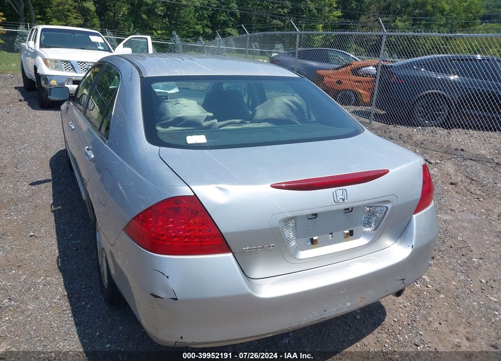 2007 HONDA ACCORD 2.4 SE VIN: 1HGCM56387A065586