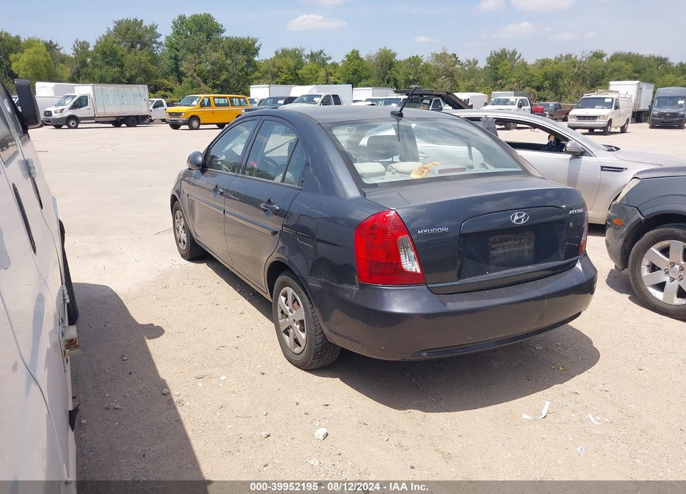 2009 HYUNDAI ACCENT GLS VIN: KMHCN46C79U330825