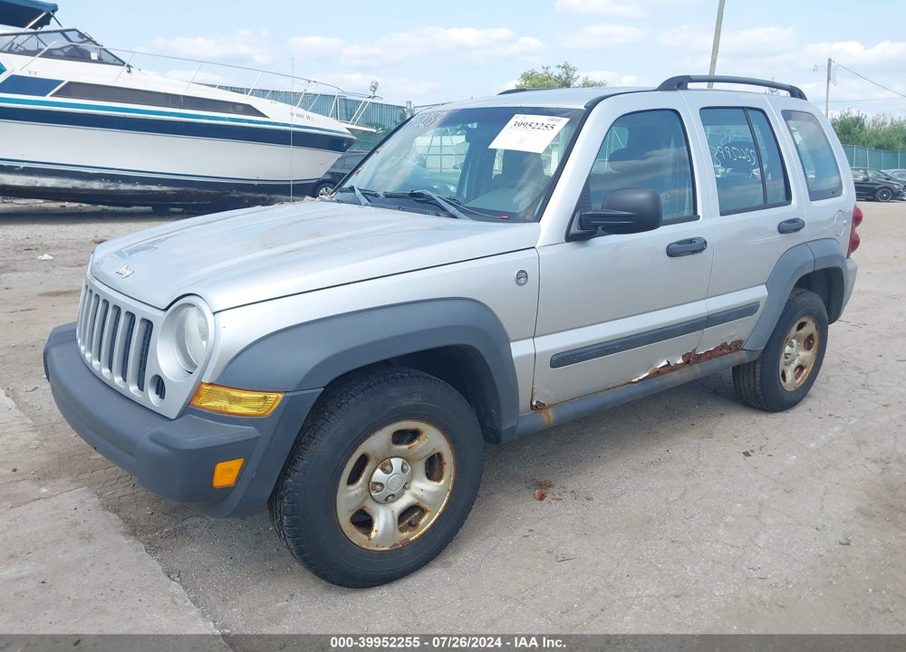 2006 JEEP LIBERTY SPORT VIN: 1J8GL48K36W195657