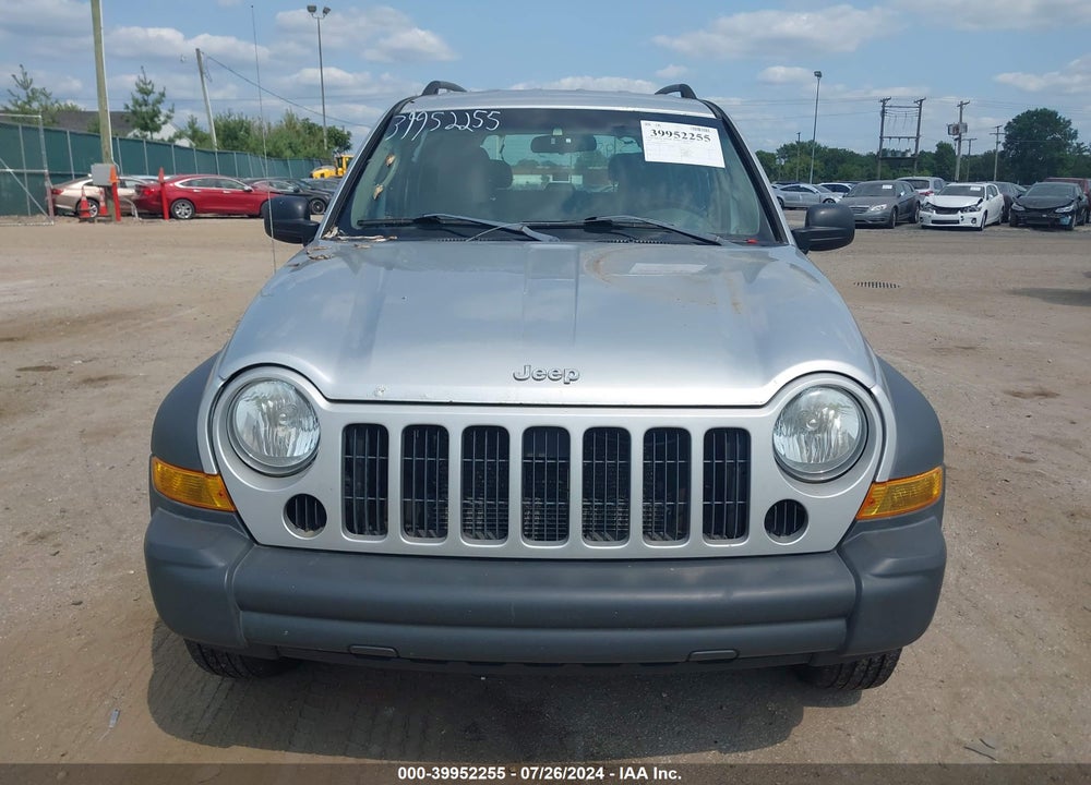 2006 JEEP LIBERTY SPORT VIN: 1J8GL48K36W195657