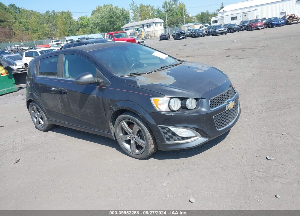 2013 CHEVROLET SONIC RS MANUAL VIN: 1G1JH6SB4D4164650