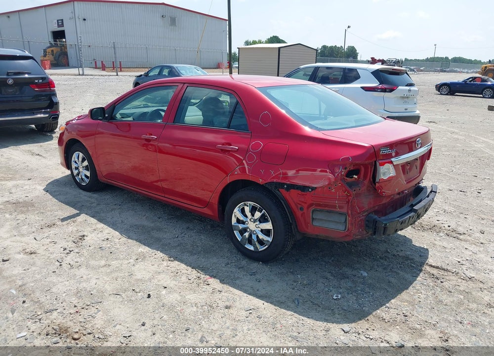 2013 TOYOTA COROLLA L VIN: 2T1BU4EE5DC960144