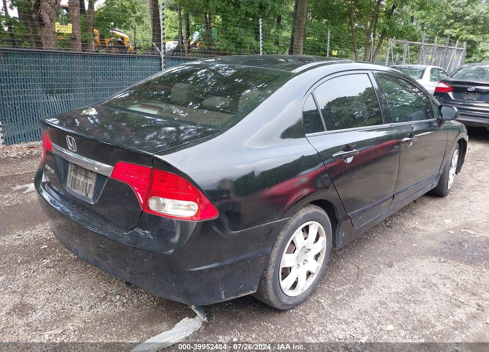 2009 HONDA CIVIC LX VIN: 2HGFA16589H521025