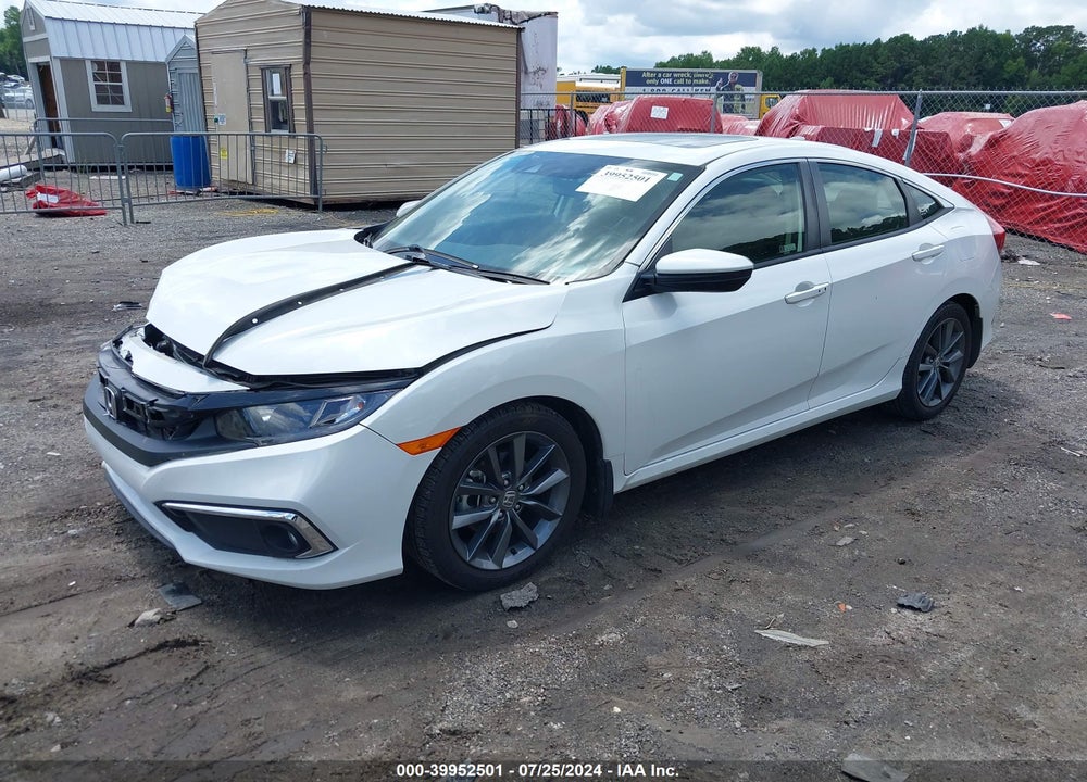 2019 HONDA CIVIC EX-L VIN: JHMFC1F76KX012710
