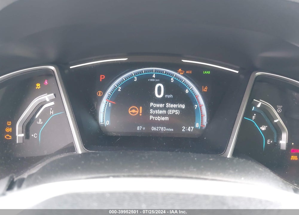 2019 HONDA CIVIC EX-L VIN: JHMFC1F76KX012710
