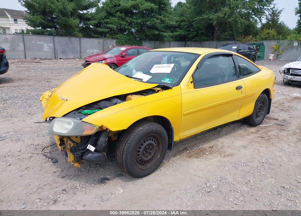 2003 CHEVROLET CAVALIER VIN: 1G1JC12F137161223