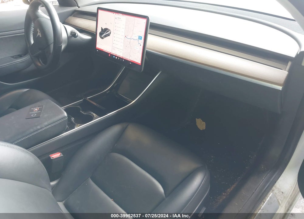 2019 TESLA MODEL 3 LONG RANGE/PERFORMANCE VIN: 5YJ3E1EB9KF390177