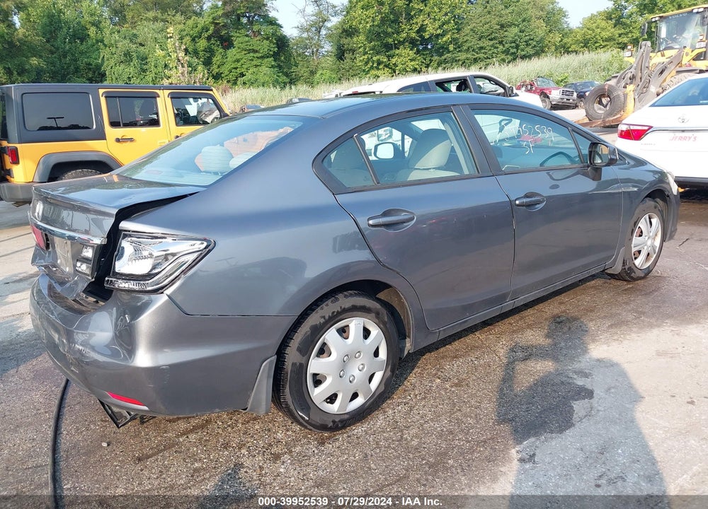 2013 HONDA CIVIC LX VIN: 19XFB2F58DE245290