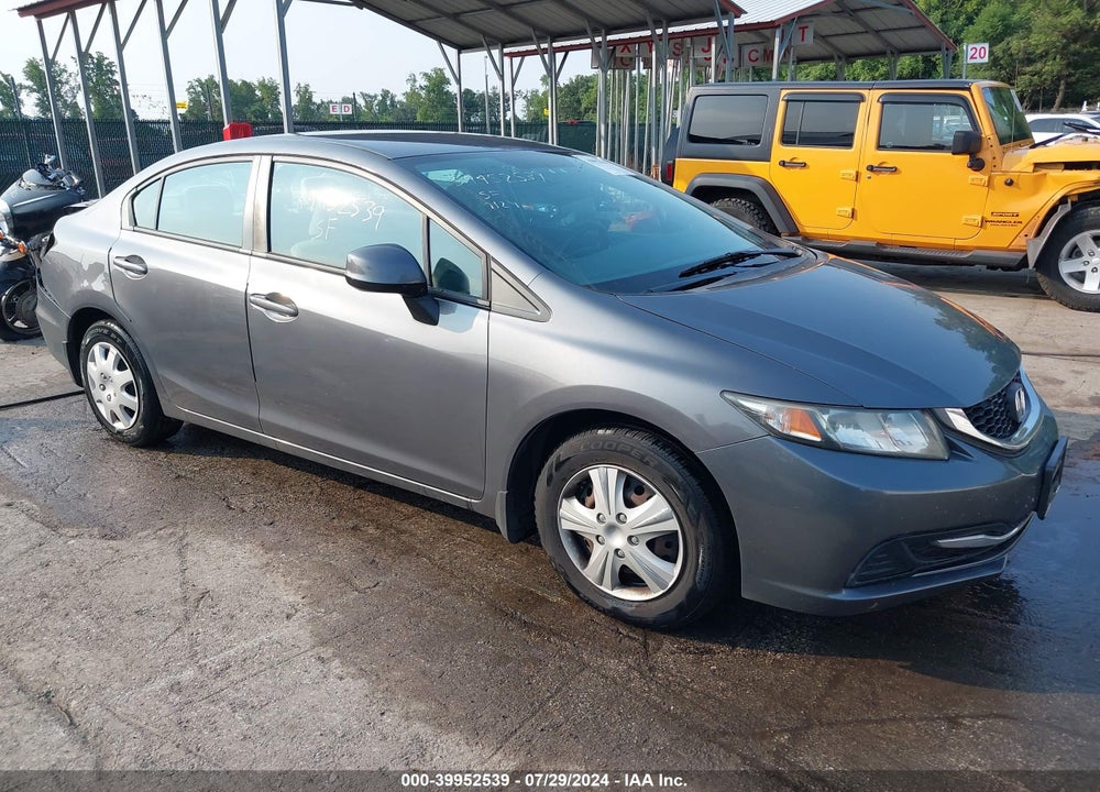 2013 HONDA CIVIC LX VIN: 19XFB2F58DE245290