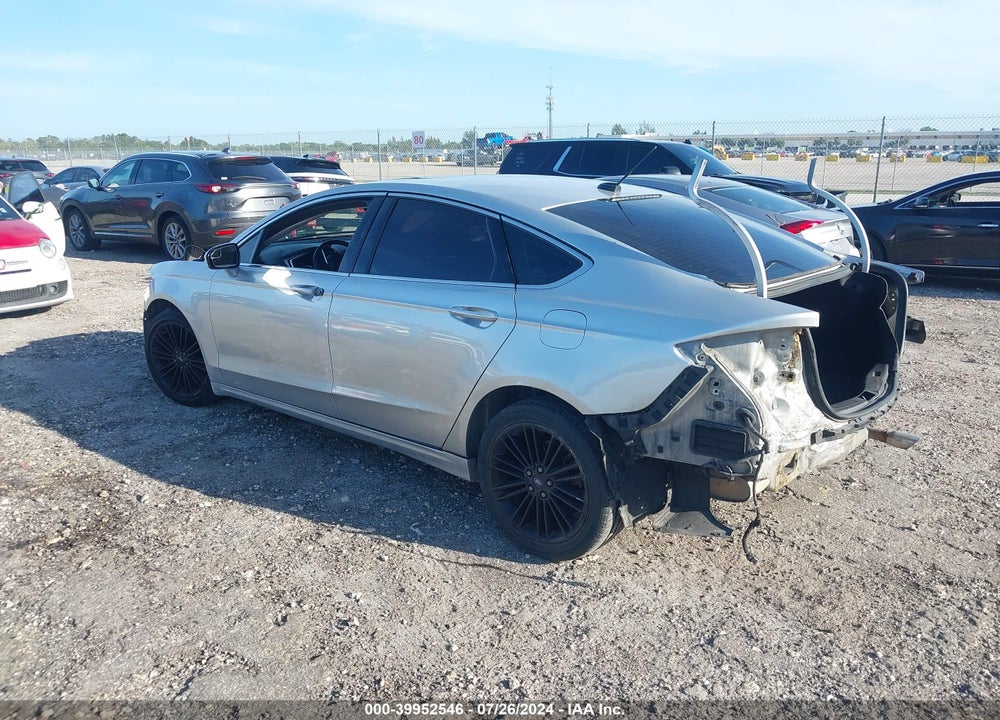 2016 FORD FUSION SE VIN: 3FA6P0HDXGR113676