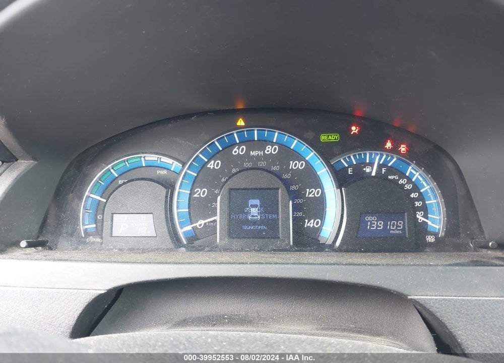 2013 TOYOTA CAMRY HYBRID LE VIN: 4T1BD1FK7DU084159