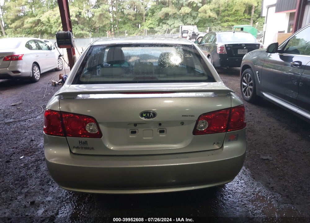 2008 KIA OPTIMA LX VIN: KNAGE123X85222442