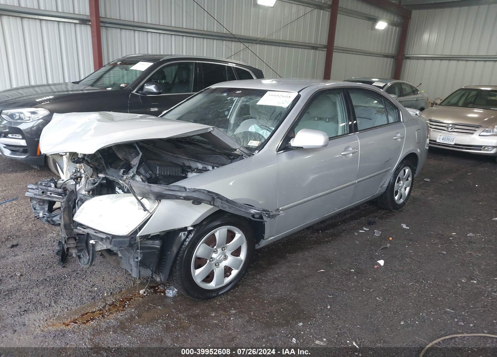 2008 KIA OPTIMA LX VIN: KNAGE123X85222442