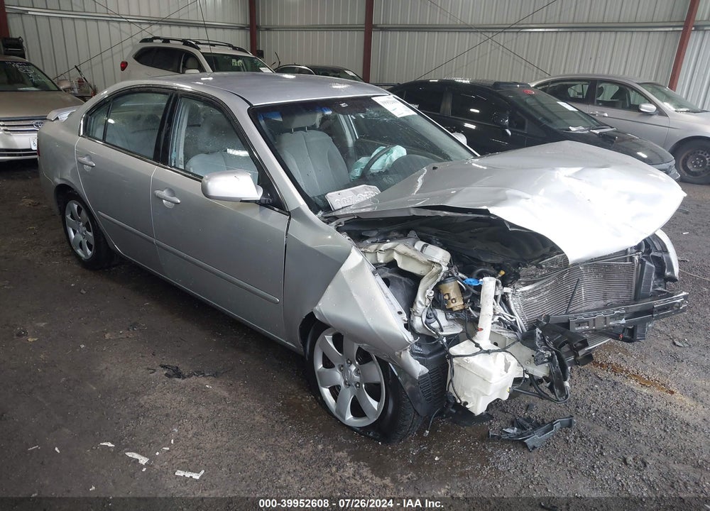 2008 KIA OPTIMA LX VIN: KNAGE123X85222442