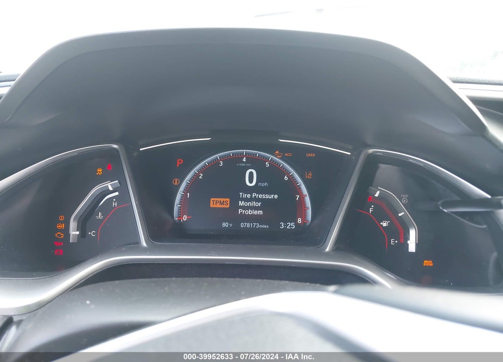 2019 HONDA CIVIC SPORT VIN: 2HGFC2F88KH584092