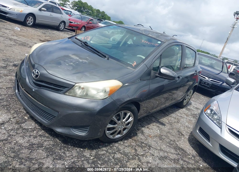 2012 TOYOTA YARIS LE VIN: JTDKTUD3XCD527309