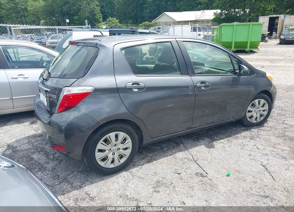 2012 TOYOTA YARIS LE VIN: JTDKTUD3XCD527309