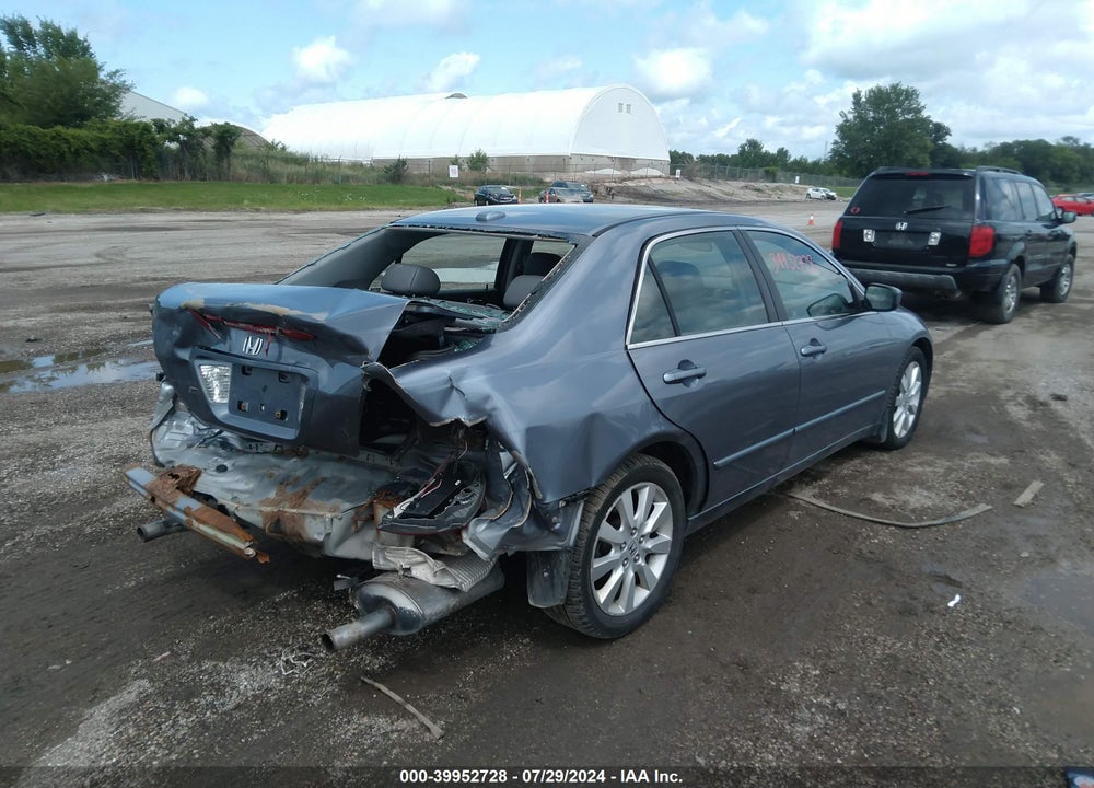 2007 HONDA ACCORD 3.0 EX VIN: 1HGCM66547A077600