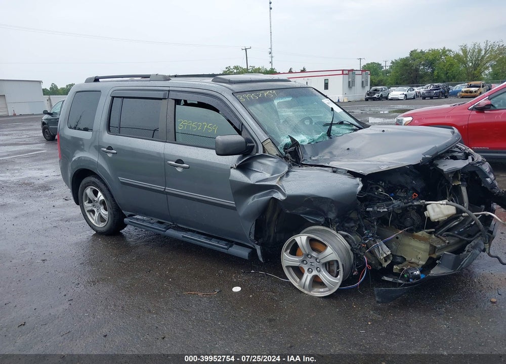2012 HONDA PILOT EX-L VIN: 5FNYF4H55CB023997