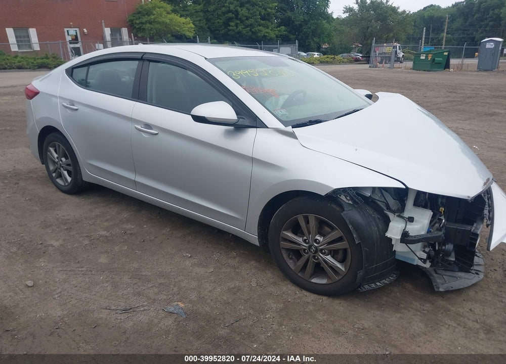 2018 HYUNDAI ELANTRA SEL/VALUE/LIMITED VIN: 5NPD84LF0JH254121