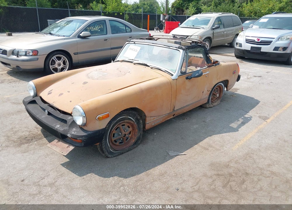 1975 MG MIDGET CONVERTIBLE VIN: GAN6UF155274G