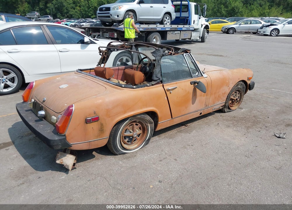 1975 MG MIDGET CONVERTIBLE VIN: GAN6UF155274G