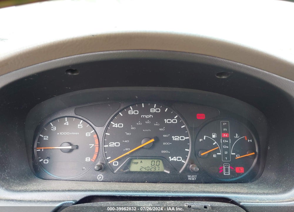 2001 HONDA ODYSSEY EX VIN: 2HKRL18631H551895