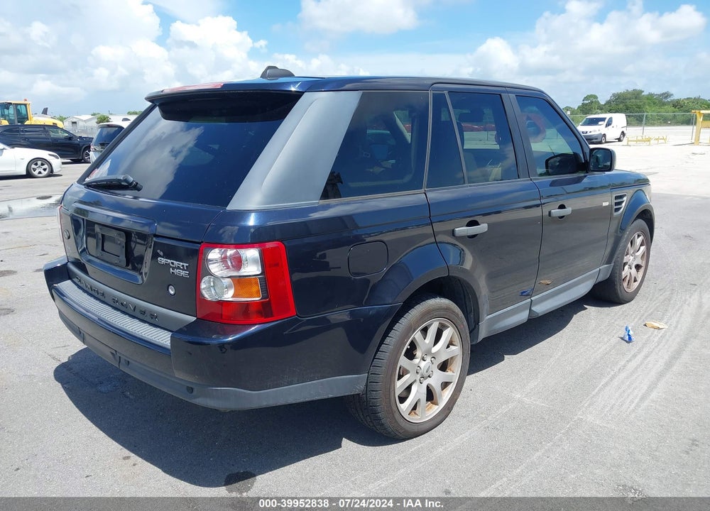 2008 LAND ROVER RANGE ROVER SPORT HSE VIN: SALSF25448A145300