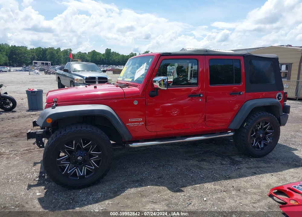 2011 JEEP WRANGLER UNLIMITED SPORT VIN: 1J4BA3H16BL504441