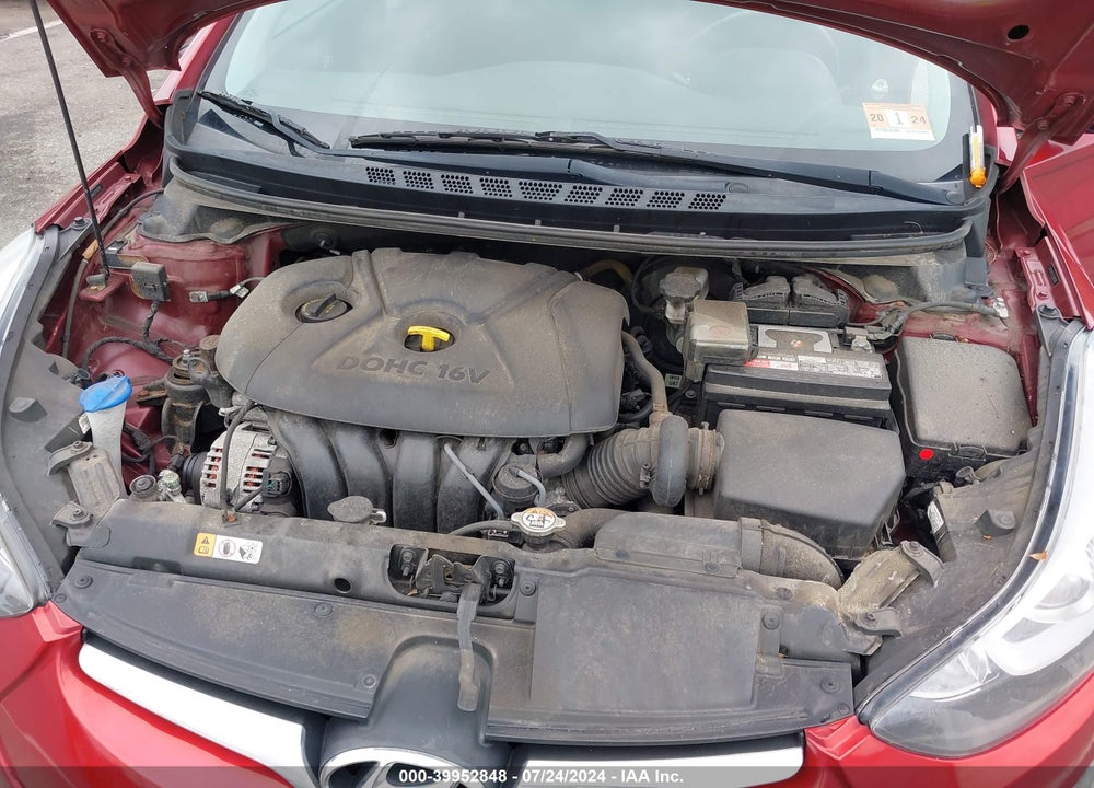 2015 HYUNDAI ELANTRA SE VIN: 5NPDH4AE3FH592954