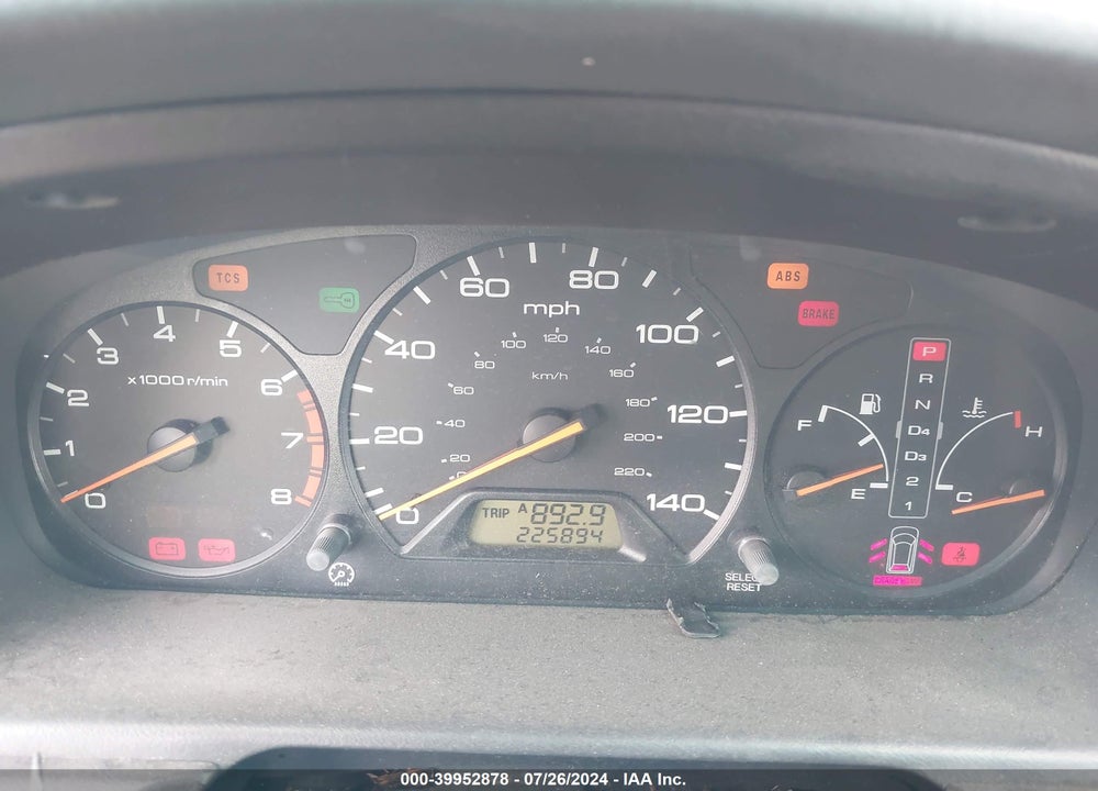 2001 HONDA ODYSSEY EX VIN: 2HKRL18641H544390