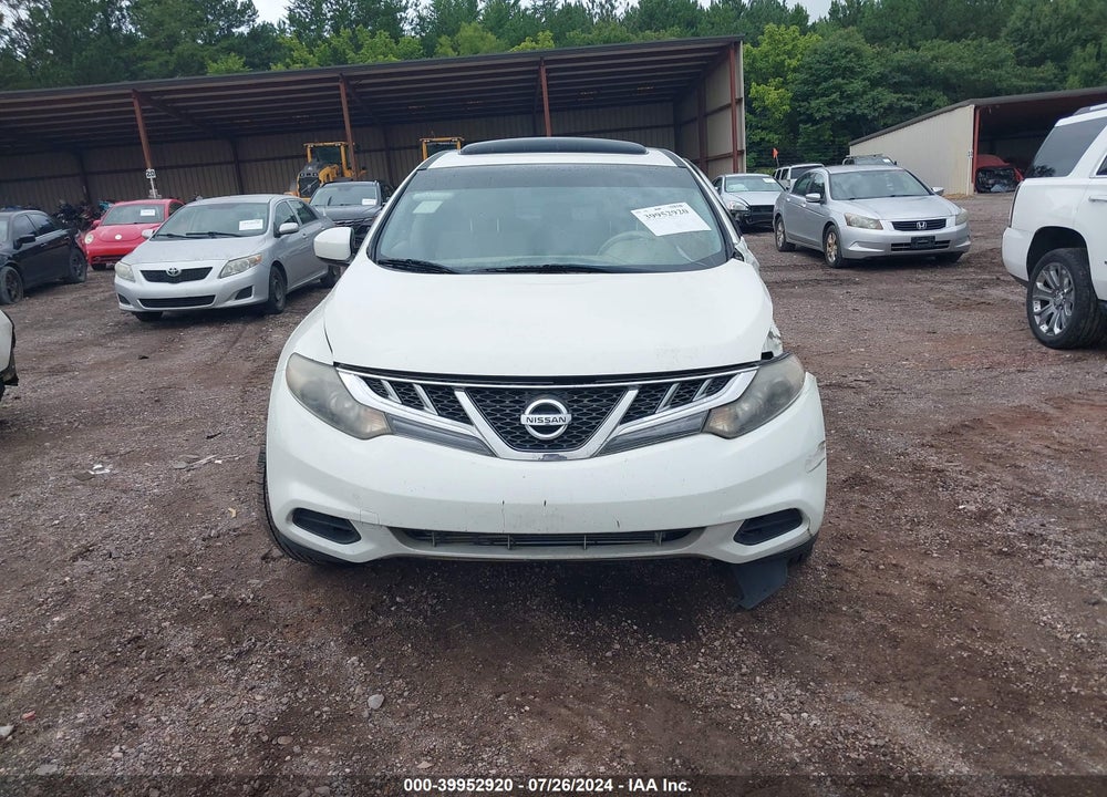 2011 NISSAN MURANO VIN: JN8AZ1MU4BW050739
