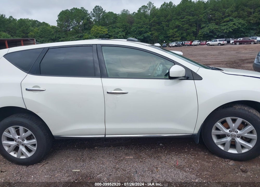 2011 NISSAN MURANO VIN: JN8AZ1MU4BW050739