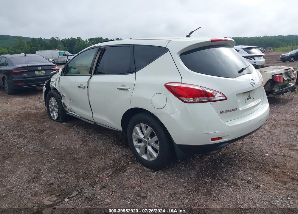 2011 NISSAN MURANO VIN: JN8AZ1MU4BW050739