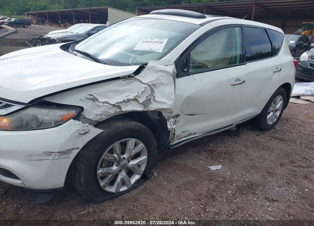 2011 NISSAN MURANO VIN: JN8AZ1MU4BW050739
