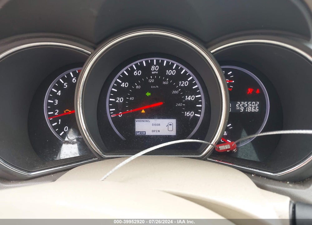 2011 NISSAN MURANO VIN: JN8AZ1MU4BW050739