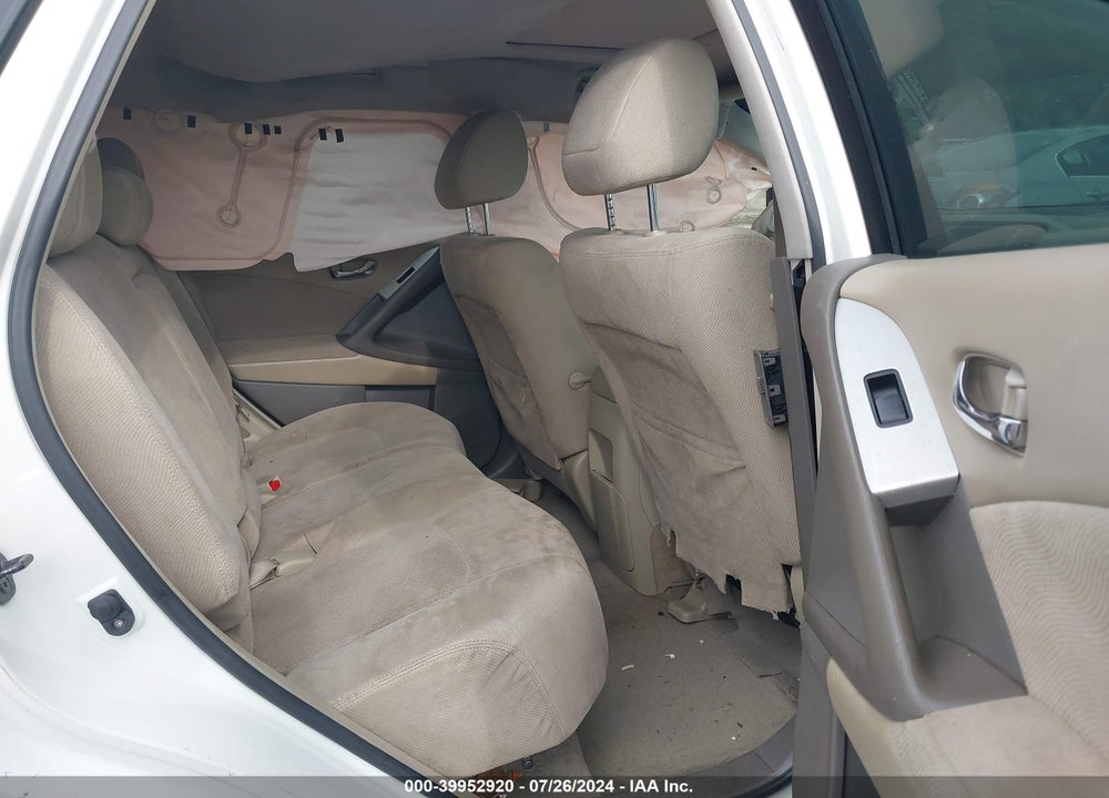 2011 NISSAN MURANO VIN: JN8AZ1MU4BW050739
