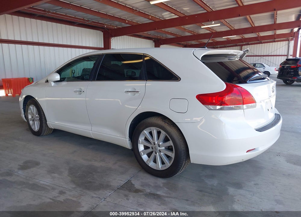 2012 TOYOTA VENZA LE/XLE VIN: 4T3ZA3BB6CUO58182