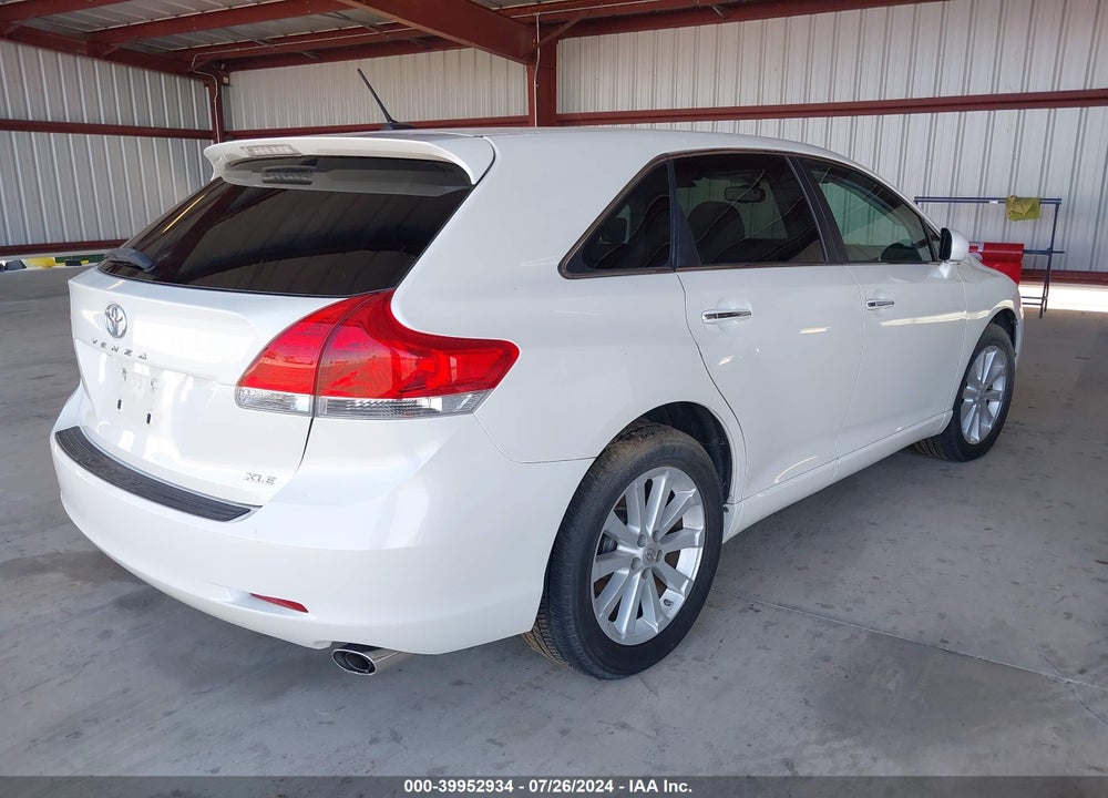 2012 TOYOTA VENZA LE/XLE VIN: 4T3ZA3BB6CUO58182