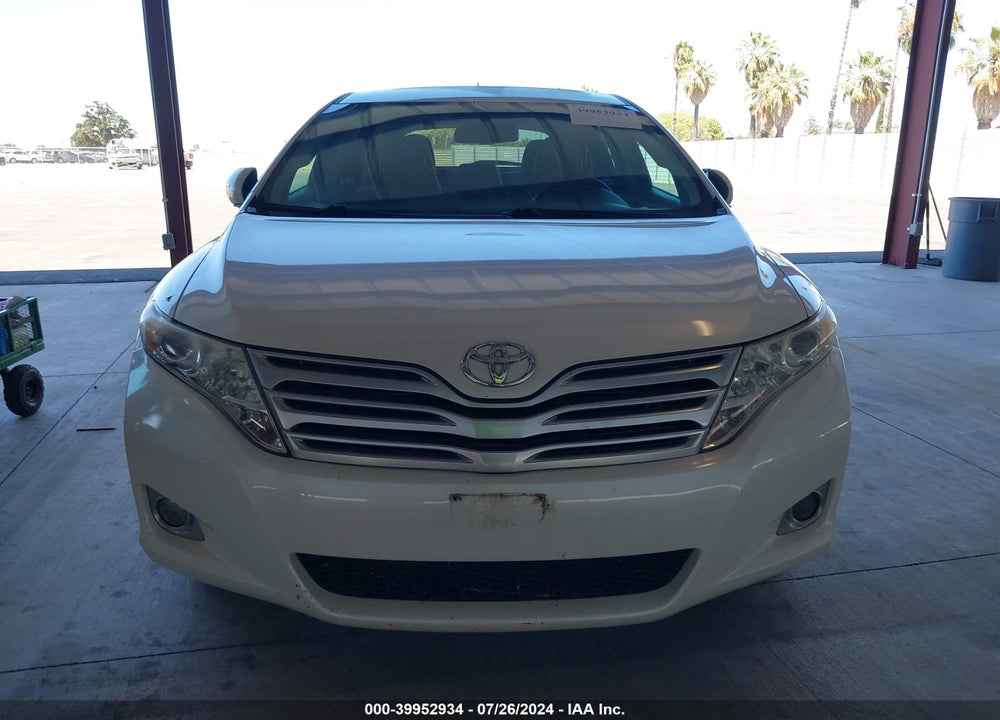 2012 TOYOTA VENZA LE/XLE VIN: 4T3ZA3BB6CUO58182