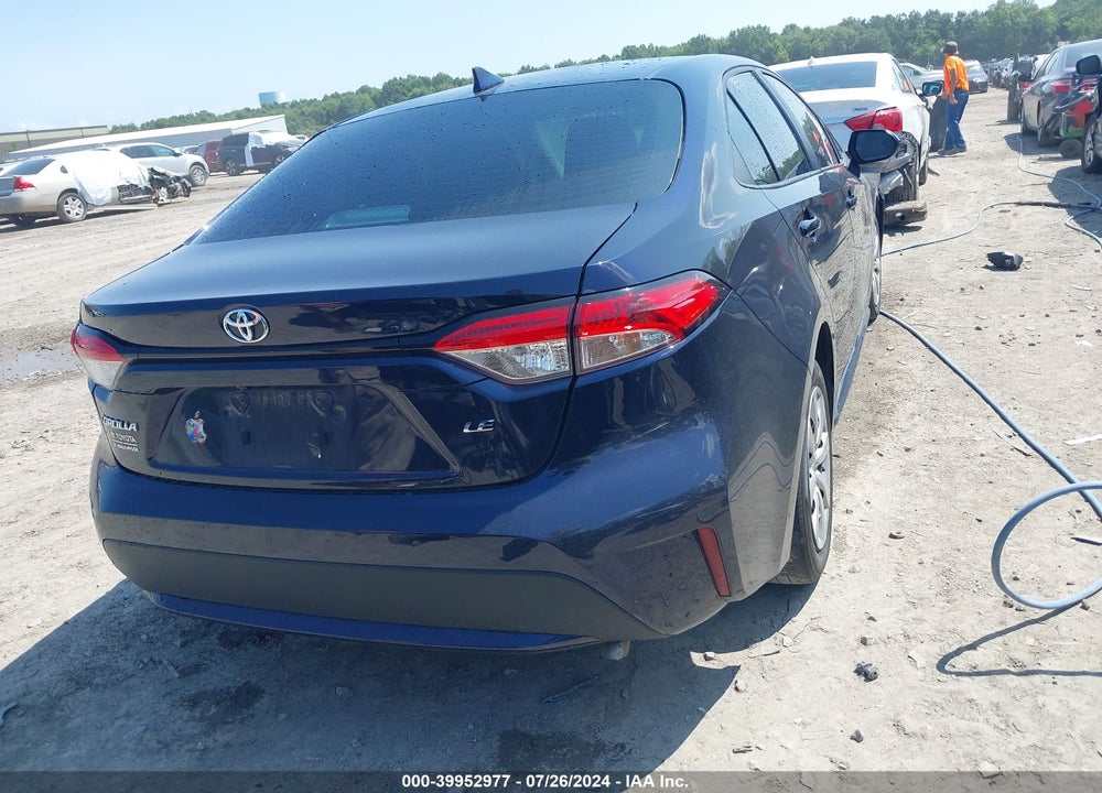 2022 TOYOTA COROLLA LE VIN: 5YFEPMAE1NP353959