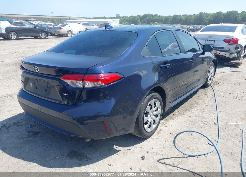 2022 TOYOTA COROLLA LE VIN: 5YFEPMAE1NP353959