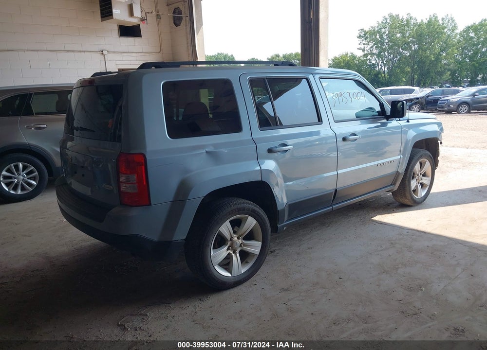 2014 JEEP PATRIOT LATITUDE VIN: 1C4NJRFB6ED558418