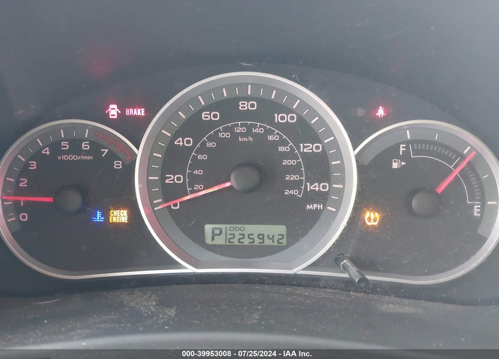 2008 SUBARU IMPREZA 2.5I VIN: JF1GH61668H819451