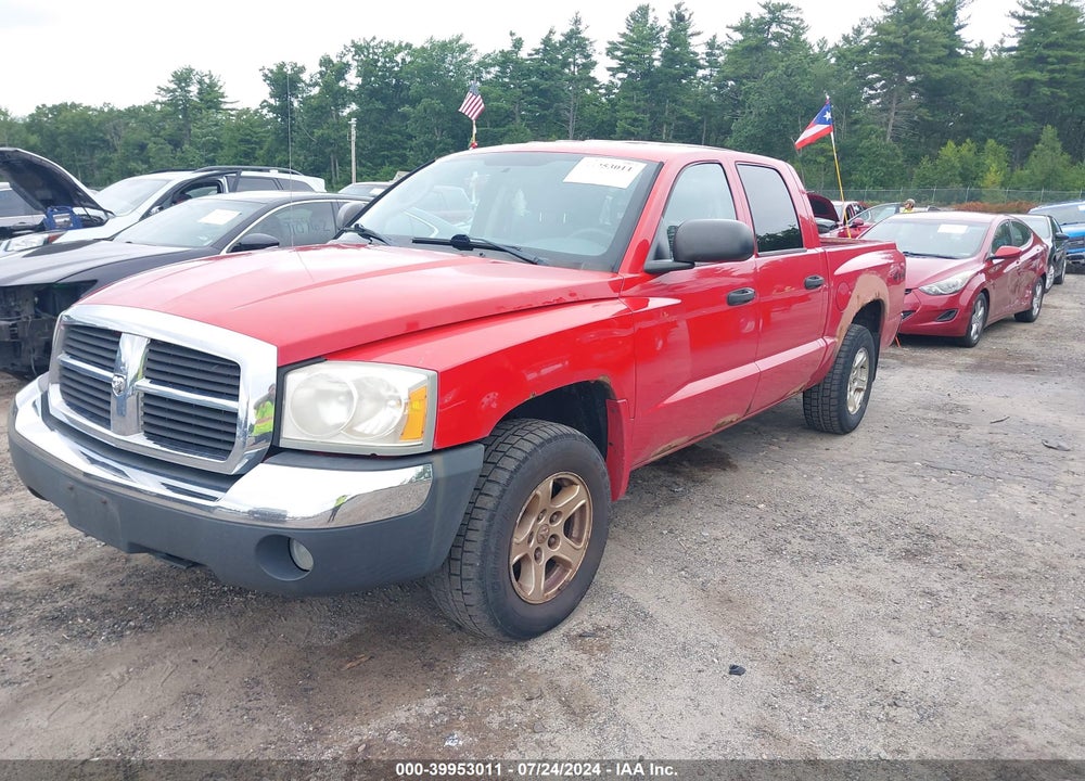 2005 DODGE DAKOTA SLT VIN: 1D7HW48N25S227247