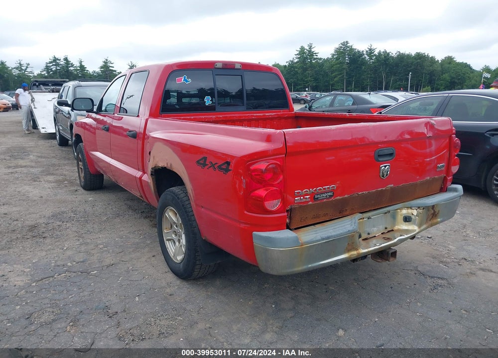 2005 DODGE DAKOTA SLT VIN: 1D7HW48N25S227247