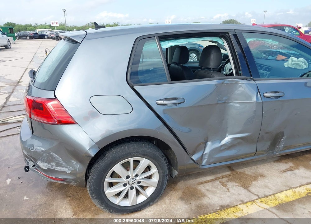 2015 VOLKSWAGEN GOLF TSI S 4-DOOR VIN: 3VW217AU4FM013840