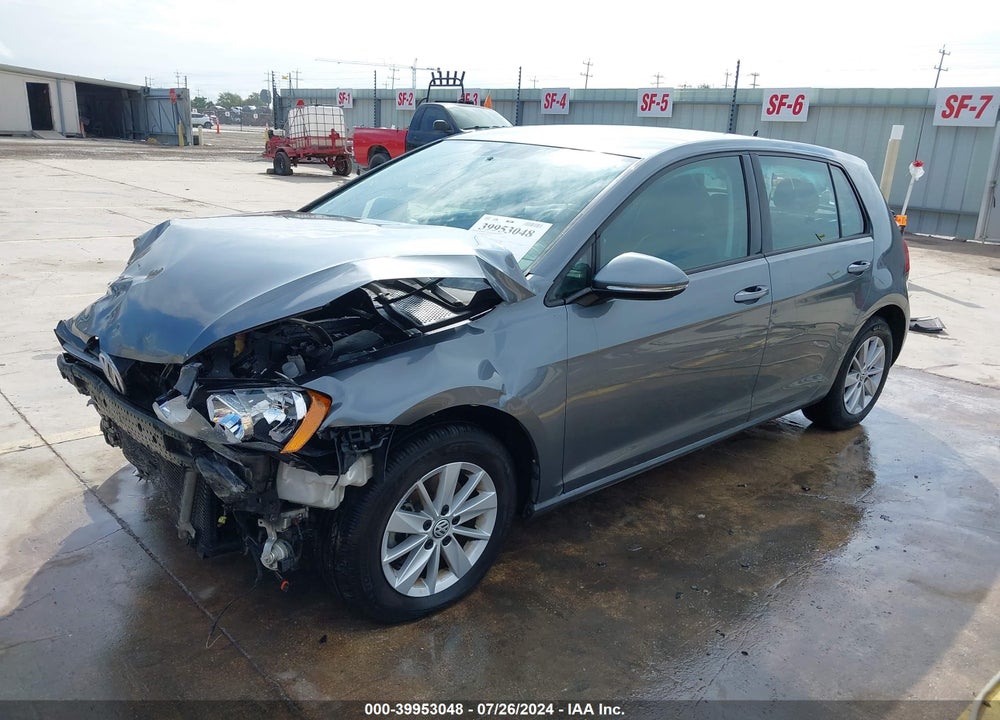 2015 VOLKSWAGEN GOLF TSI S 4-DOOR VIN: 3VW217AU4FM013840