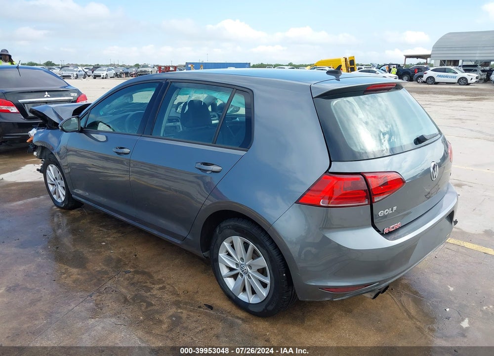 2015 VOLKSWAGEN GOLF TSI S 4-DOOR VIN: 3VW217AU4FM013840
