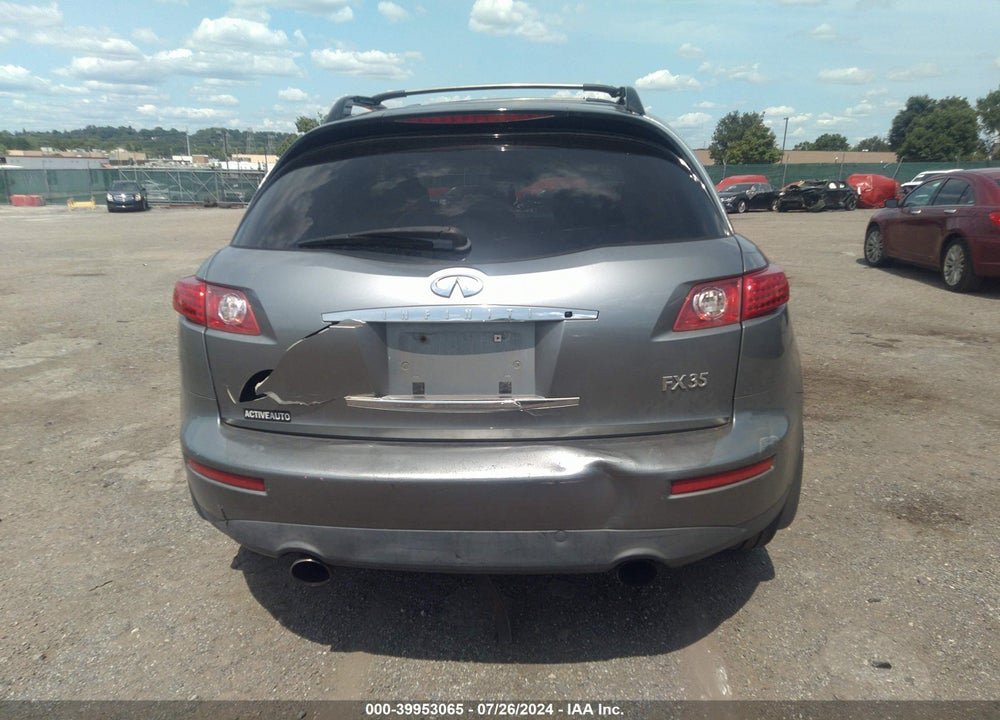 2005 INFINITI FX35 VIN: JNRAS08W15X200360